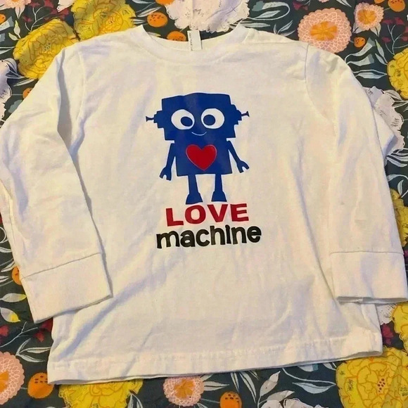 5 for $20 bundle item- Love machine- robot tee - Picture 1 of 2